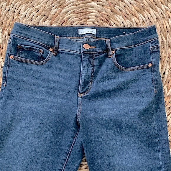 LOFT Embroidered Cuff Modern Skinny Jean - Picture 7 of 12